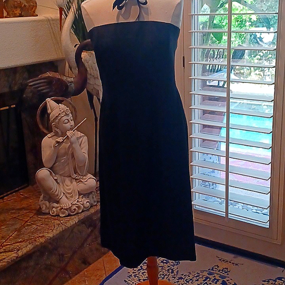 Woman's cocktail length  evening dress